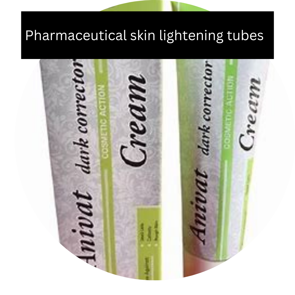 Pharmaceutical skin lightening tubes