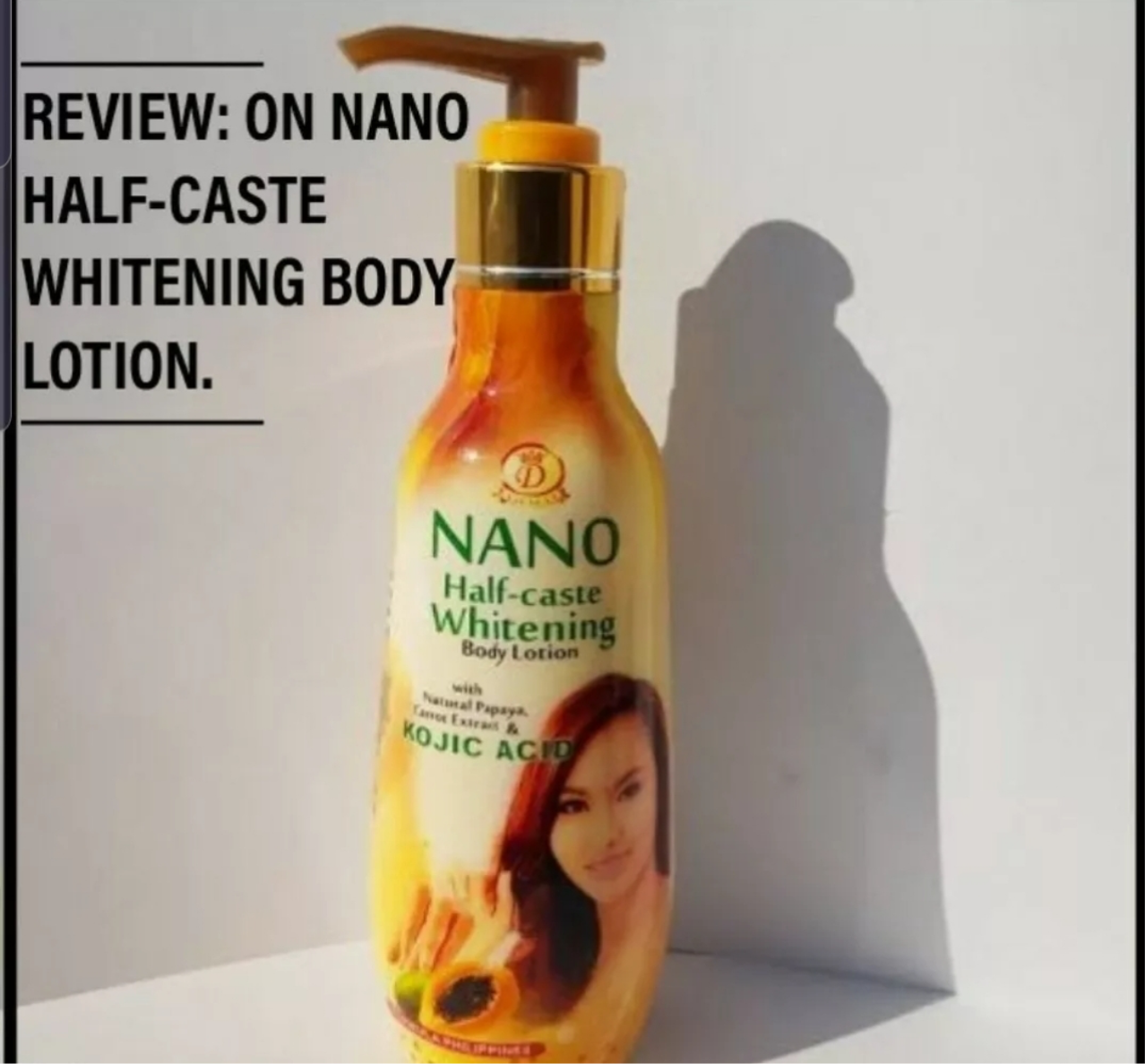 Nano half Cast Whitening body Lotion with kojic acid