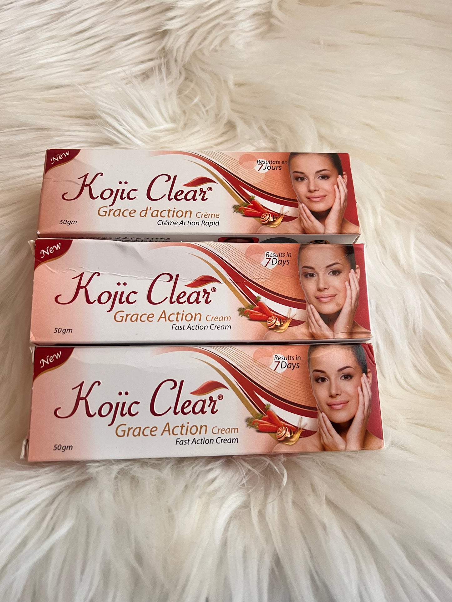 Kojic Clear Grace Action Cream 50 g(Pack of 3)