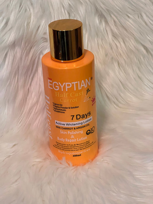 Egyptian Half Cast 14 Days Active Carrot Lightening Body Lotion