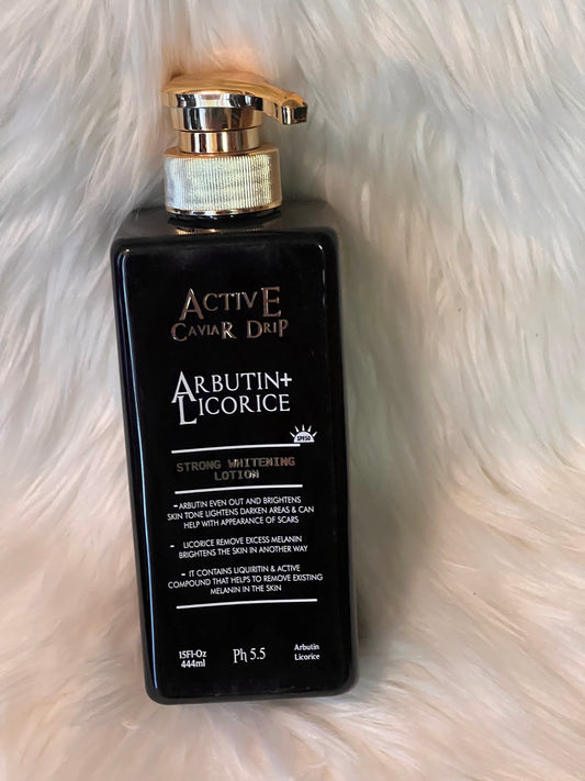 Active Caviar Drip Arbutin + Licorice Strong Whitening Lotion