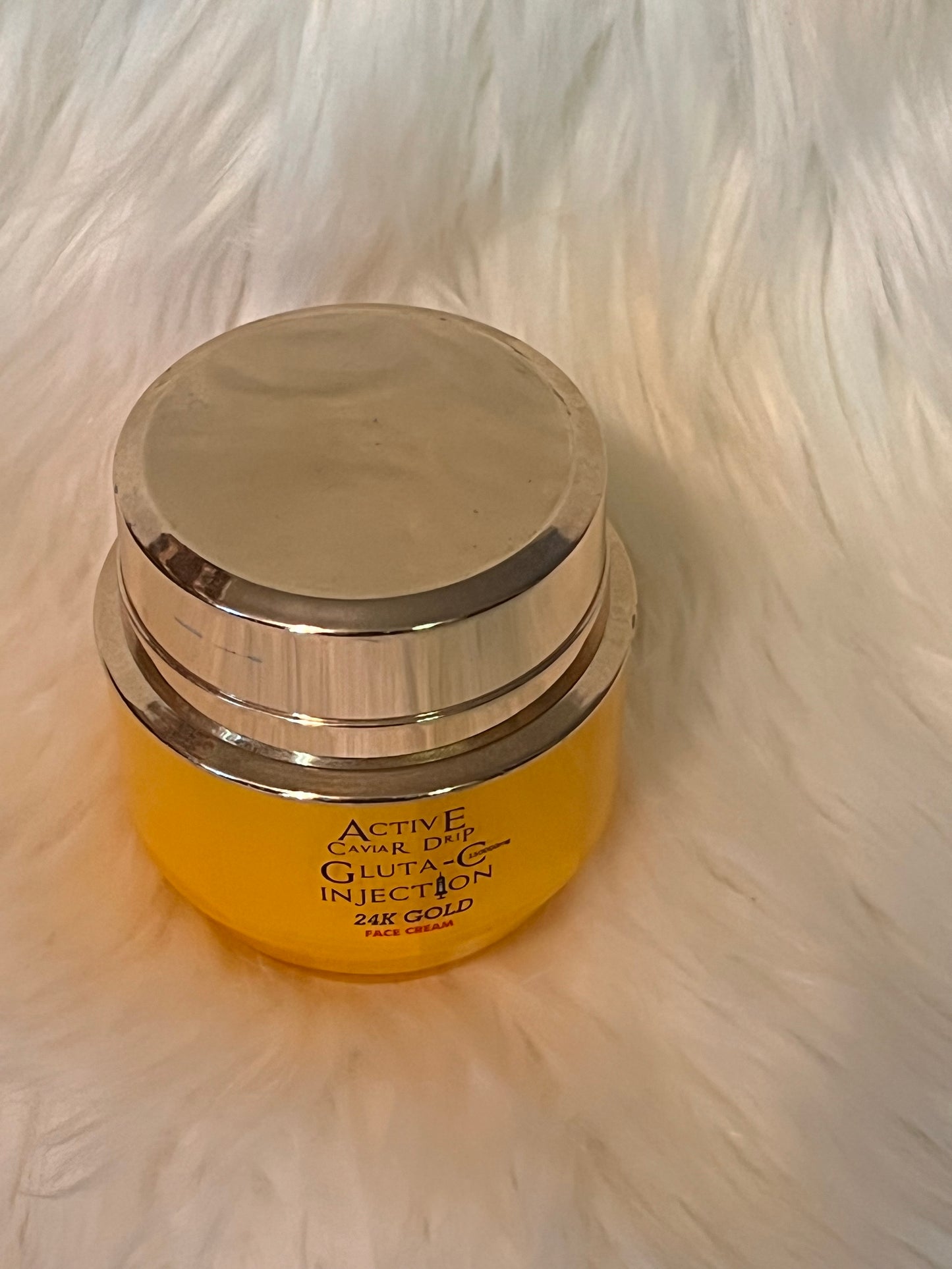 Active Caviar Drip Gluta-C Injection 24k Gold face Cream