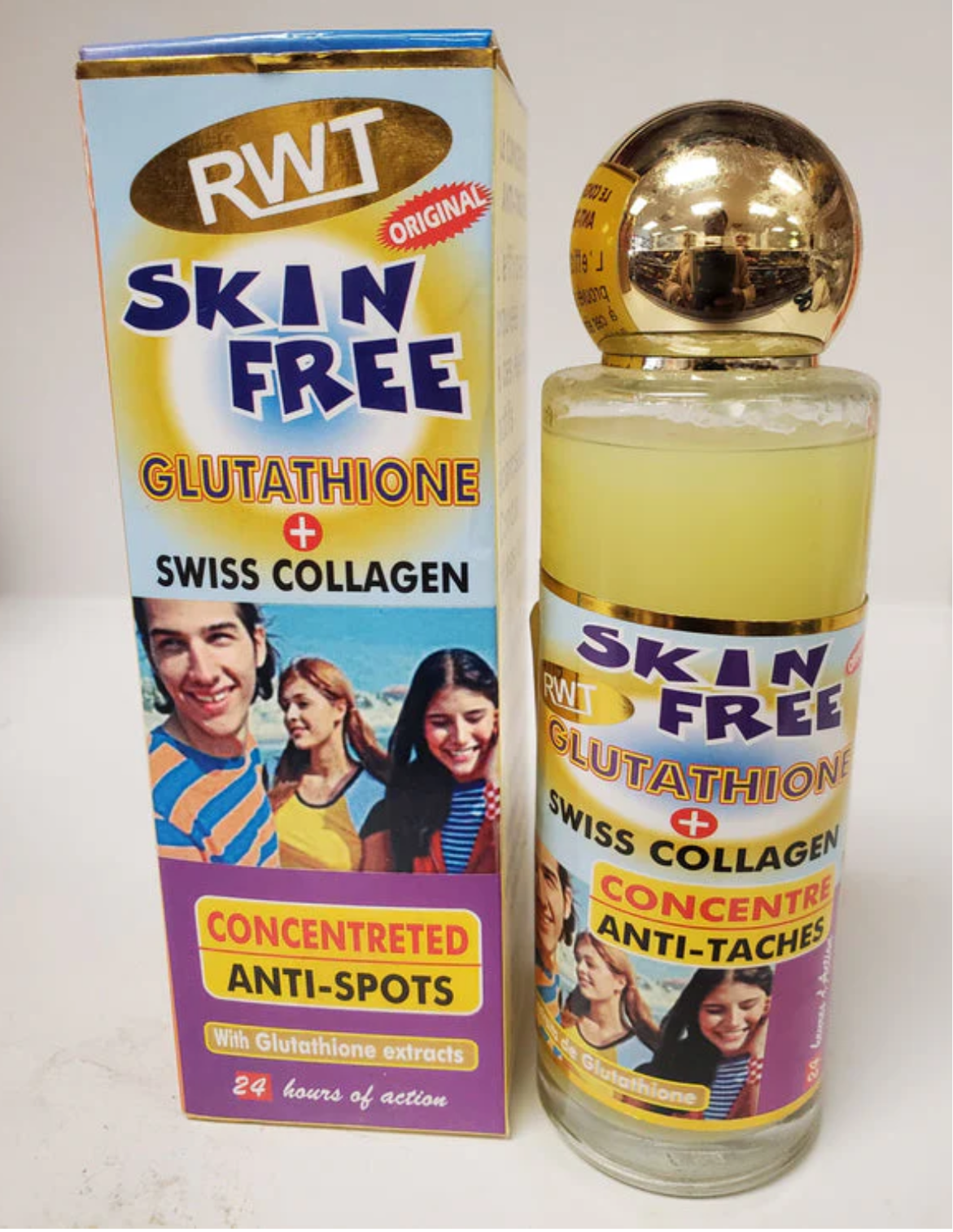 SKIN FREE OIL SUPER WHITENING SERUM RESULT WITH 24 HOURS