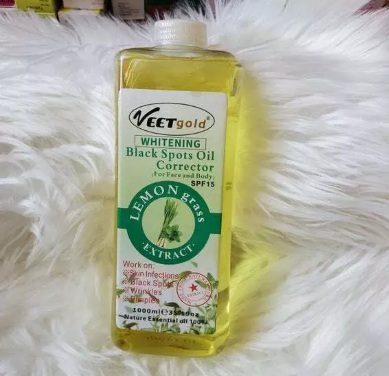 Veetgoold Black Spots Corrector Lemon Grass Extract Oil