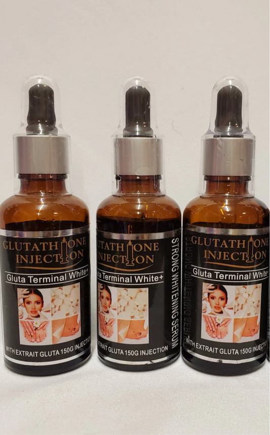 GLUTATHIONE INJECTION GLUTA TERMINAL WHITE + EXTRAIT GLUTA 150G INJECTION