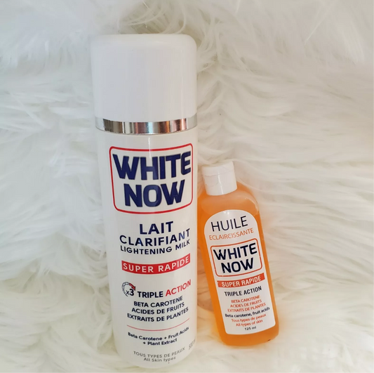 White Now Lightening Milk Triple Action Lotion & Oil