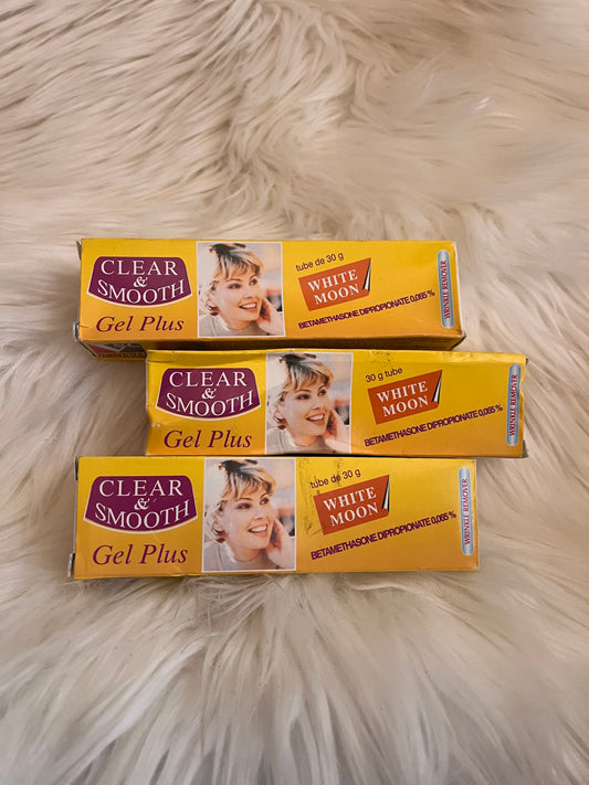 Clear & Smooth Gel Plus 30g(Face, Knees, Neck, Elbows) X3