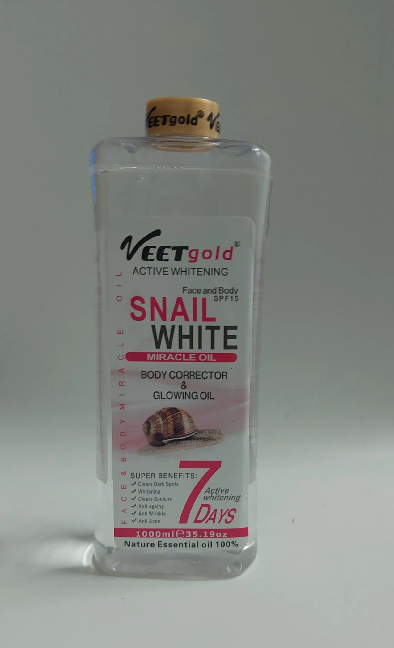 Veetgold Snail White Miracle Oil Body Corrector & Glowing oil SPF15