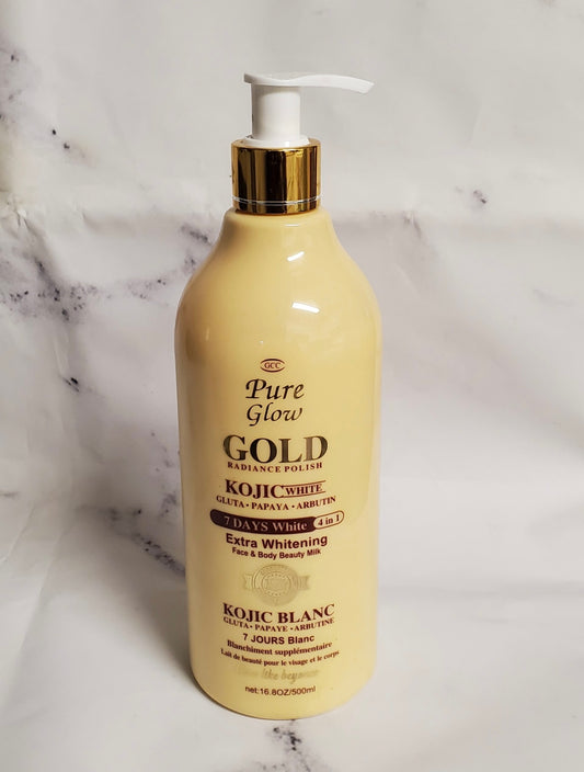 PURE WHITE GOLD 7 DAYS EXTRA WHITENING BODY LOTION 500ML