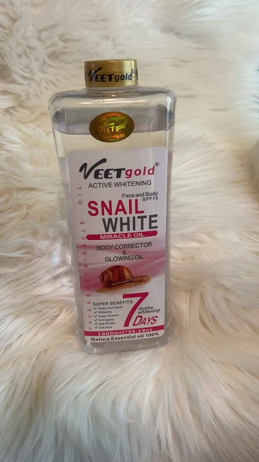 Veetgold Snail White Miracle Oil Body Corrector & Glowing oil SPF15